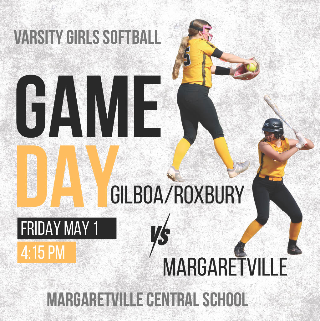 Game Day: 5/1/26 Varsity Girls Softball @Margaretville