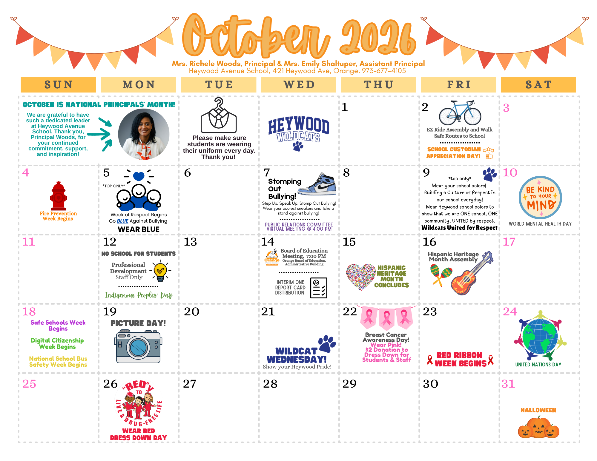 October 2026 Calendar 