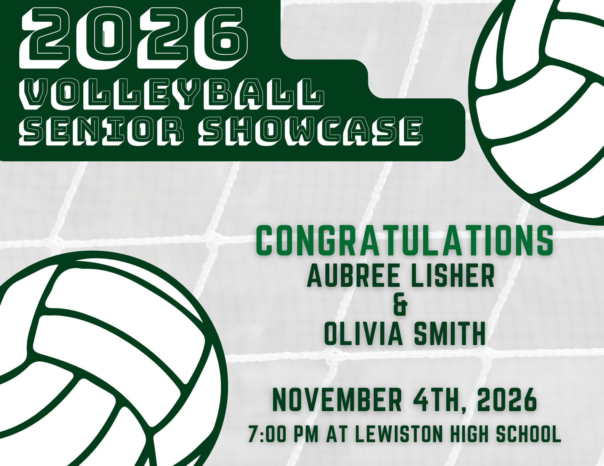Volleyball Senior Showcase