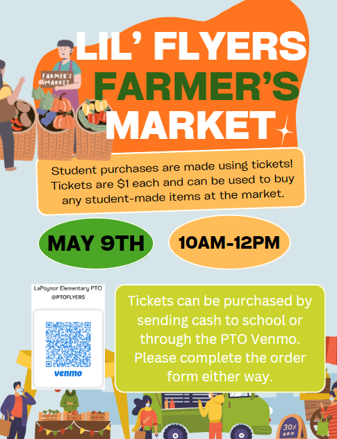 Lil Flyers Farmers Market Ticket Form 🎟️