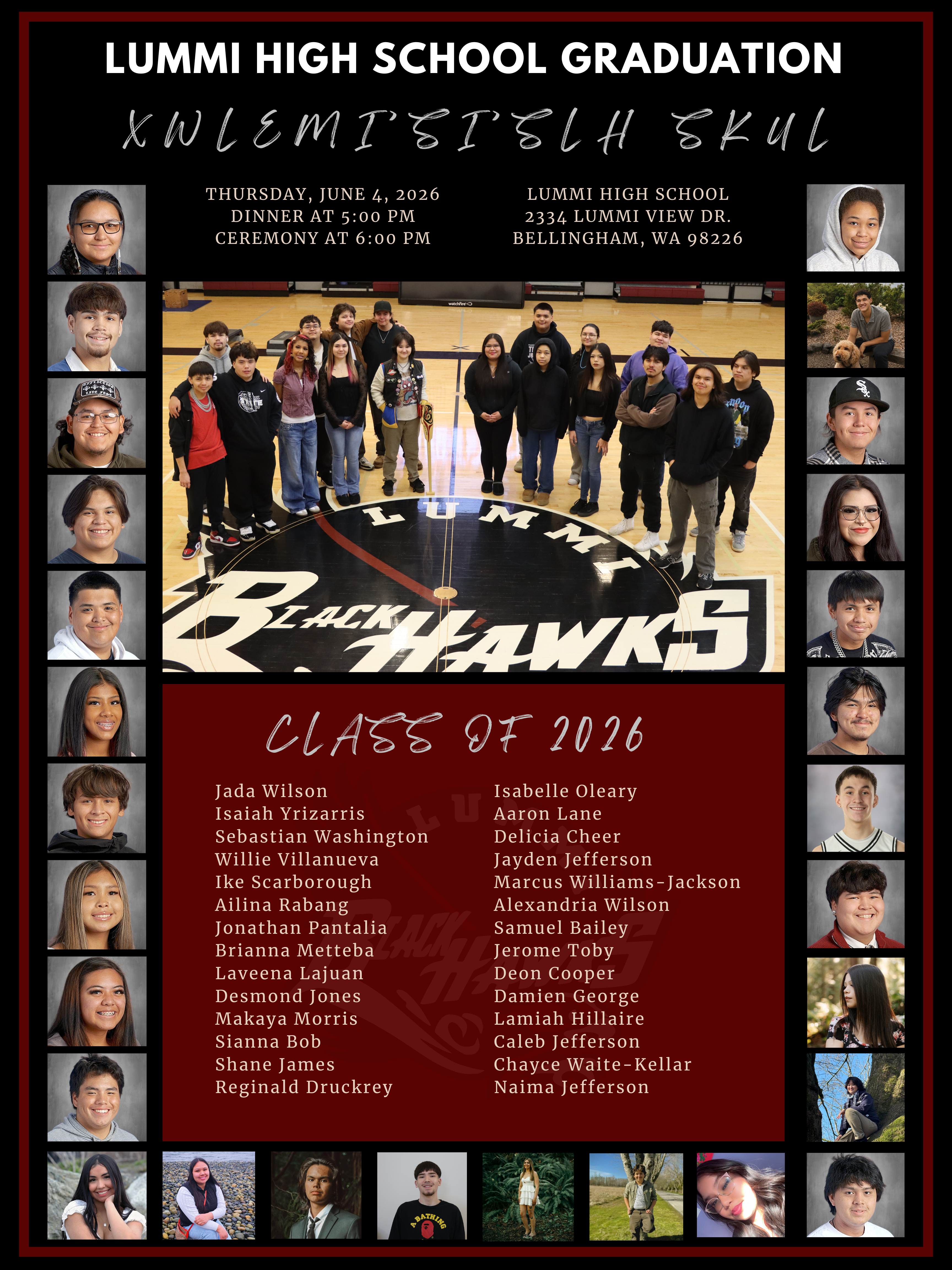 Lummi High School Graduation – June 4