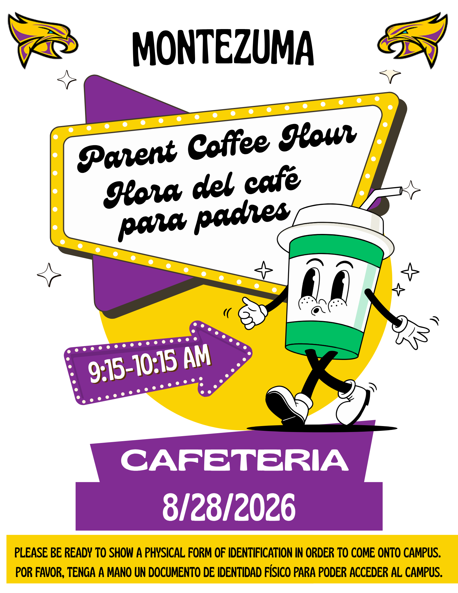 Parent Coffee Hour / Hora Del Cafe Para Padres