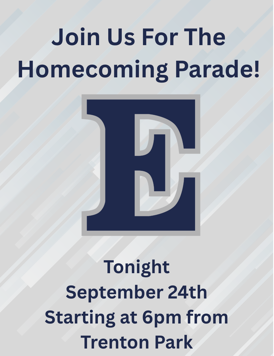 Reminder: Homecoming Parade Begins at 6pm!