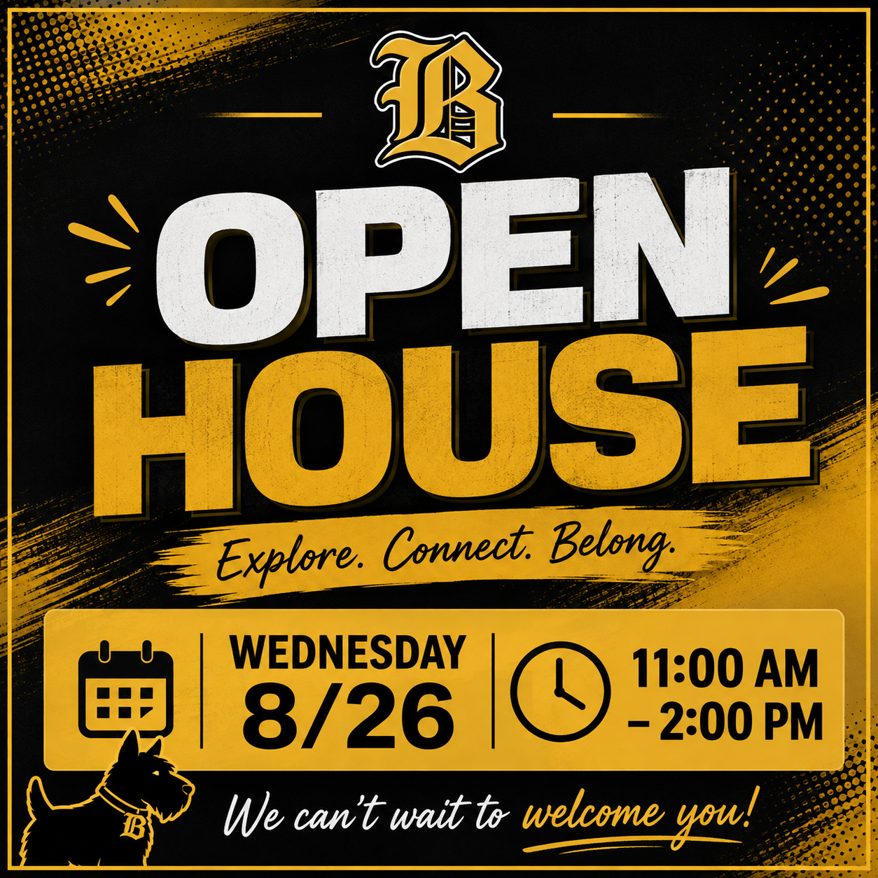 BRHS Open House 8/26! 