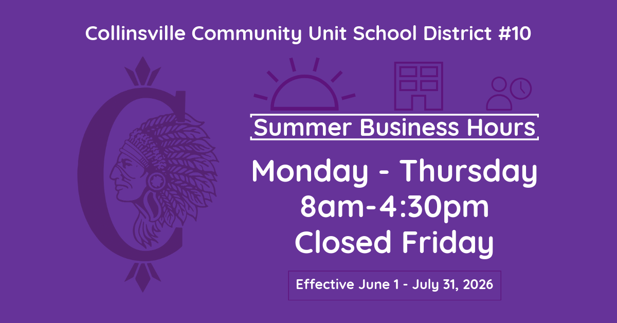 CUSD 10 Summer Hours: Administrative Offices Closed on Fridays (June 1 - July 31)