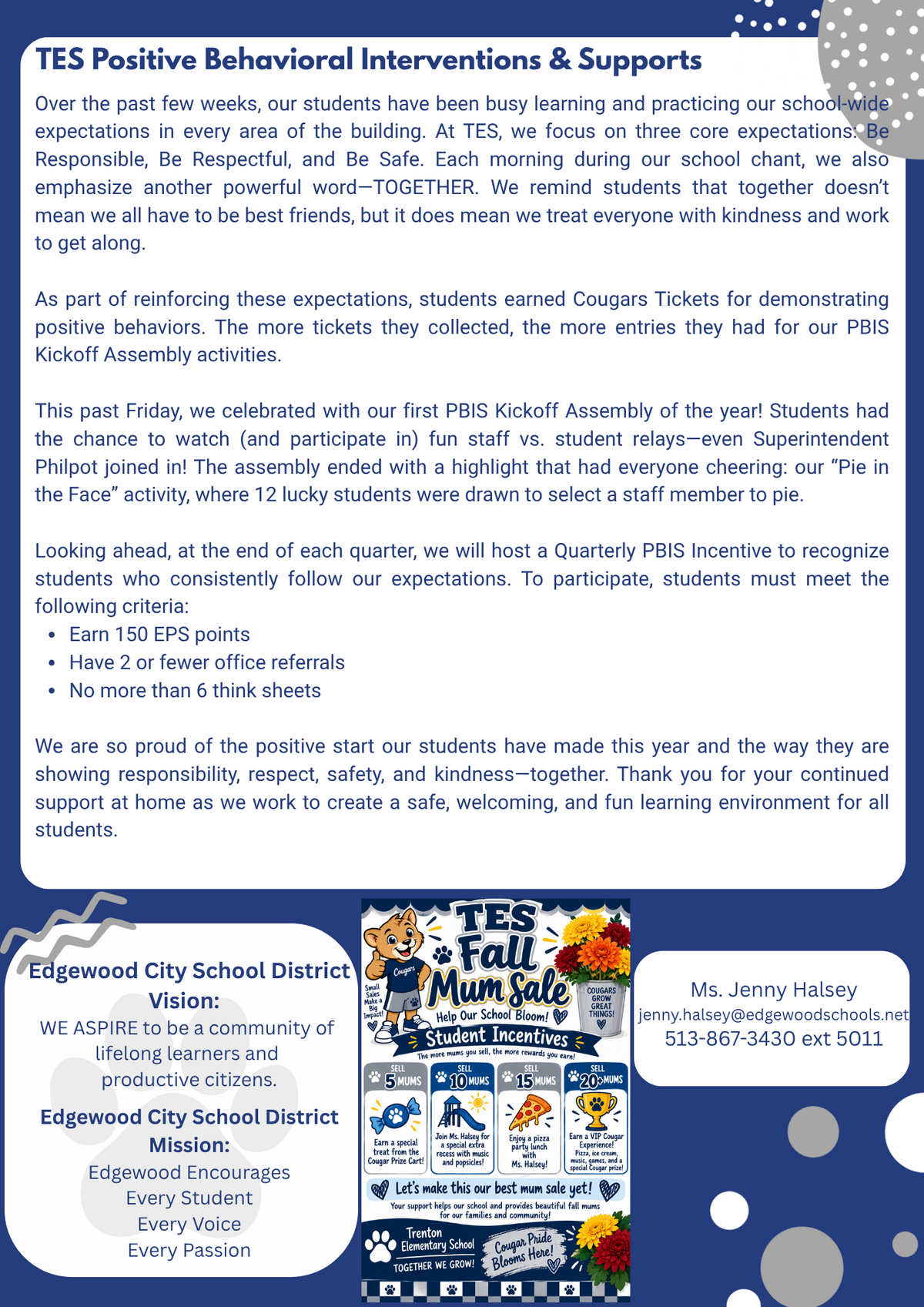 TES page 2 newsletter