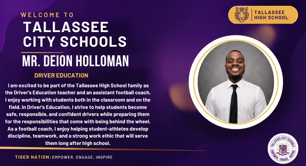 Welcome to Tallassee City Schools!