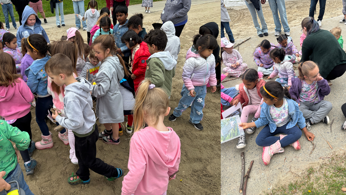 Van Rensselaer Kindergarten Explores Grafton Lakes State Park