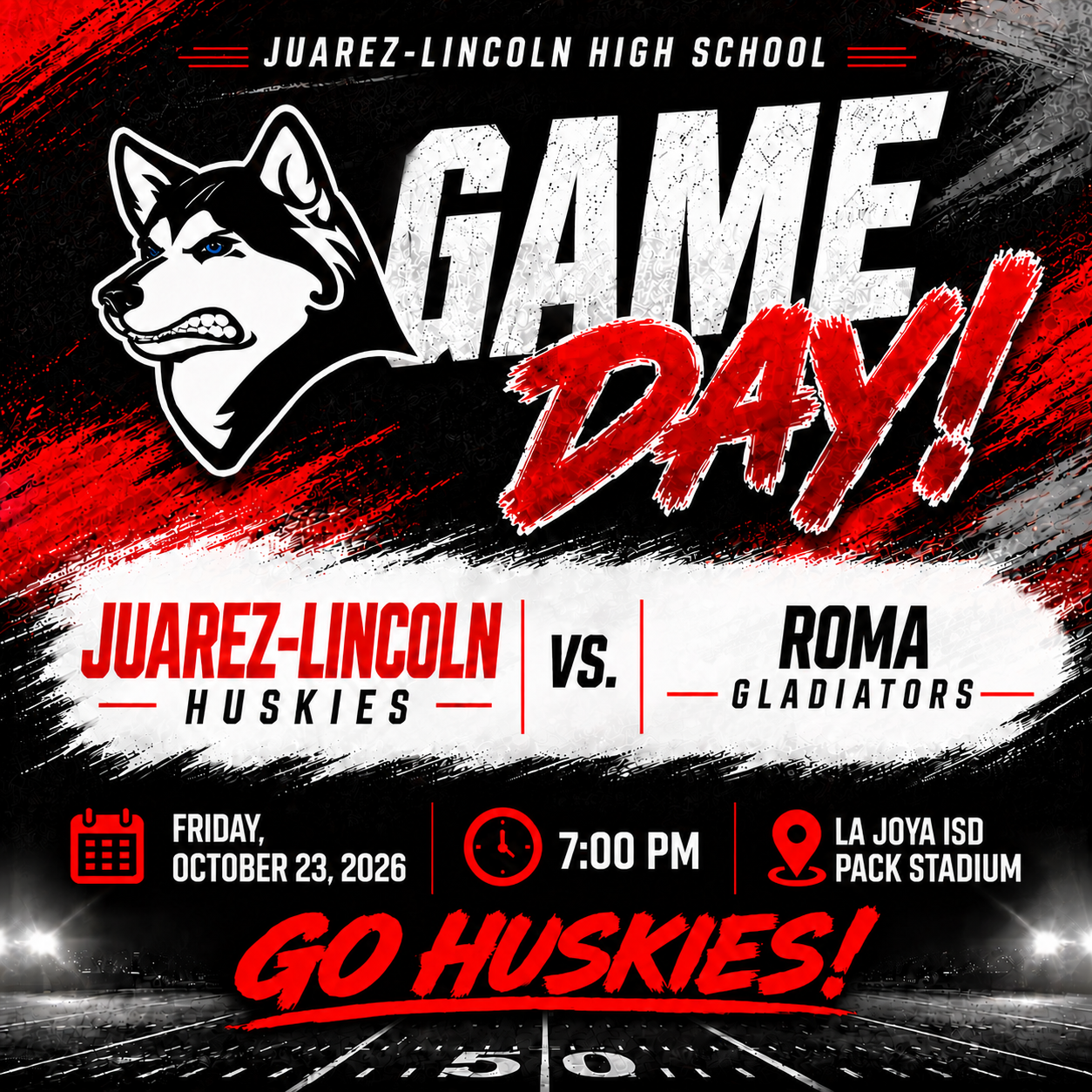 🏈🔥 IT'S GAME DAY, HUSKY NATION!!! 🐺❤️