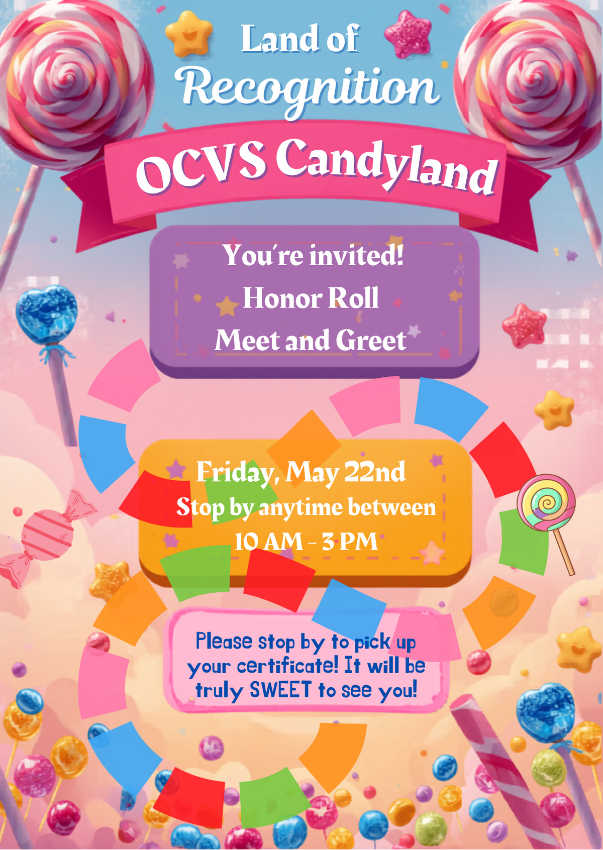 Copy of It's TIME for Honor Roll! You're Invited!