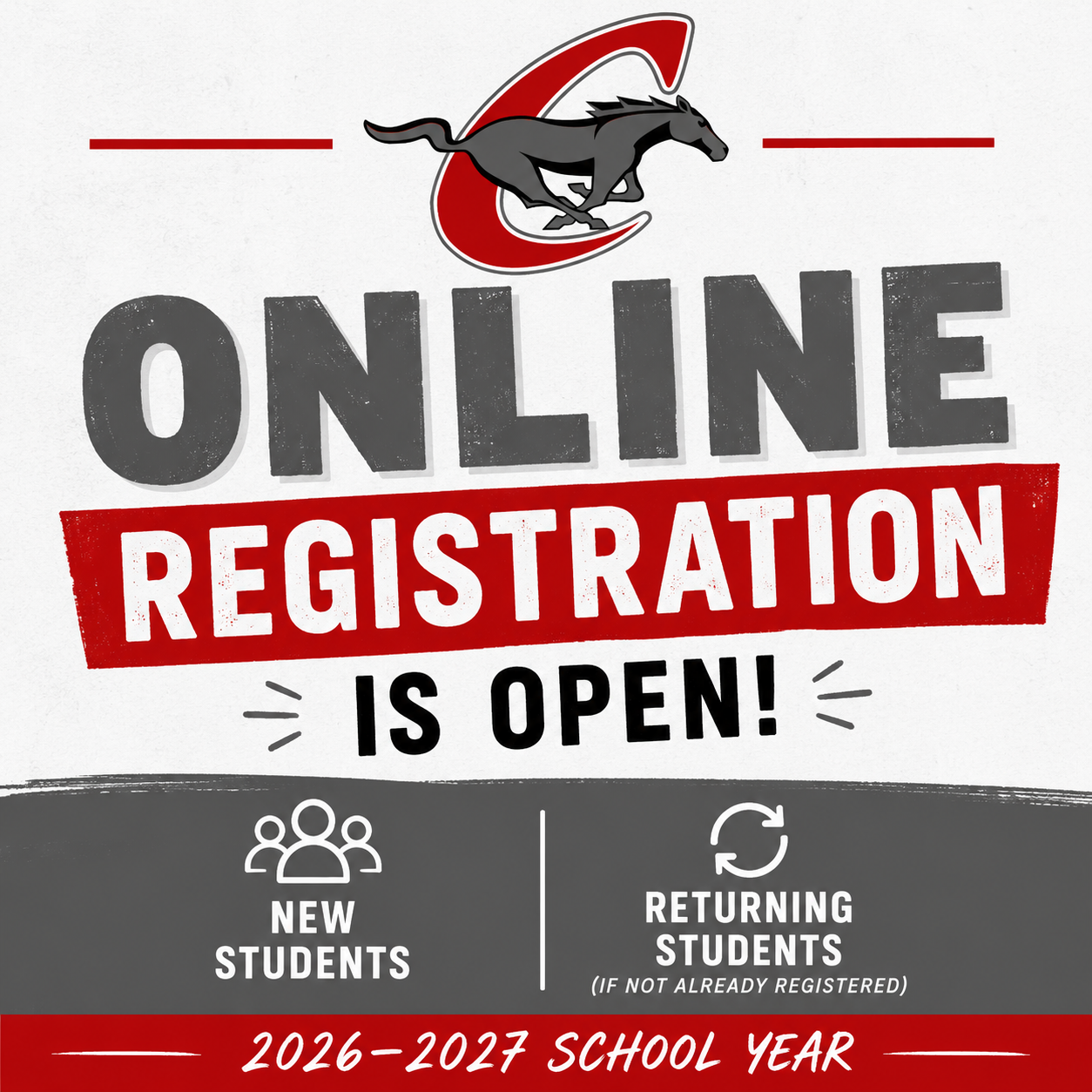 Online Registration Is Open