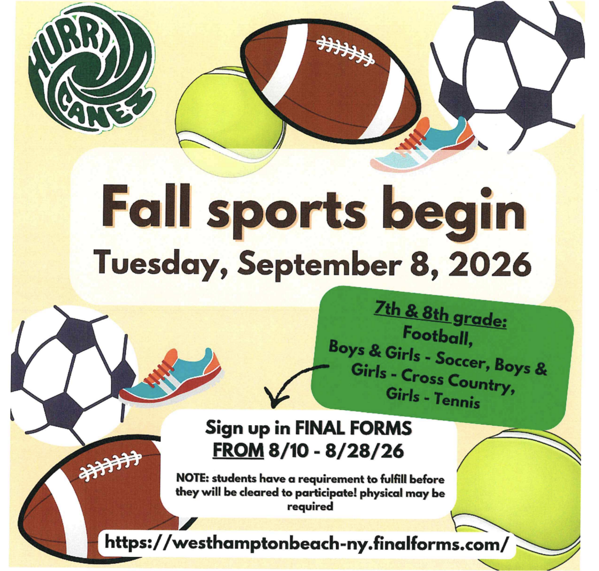 Fall Sports