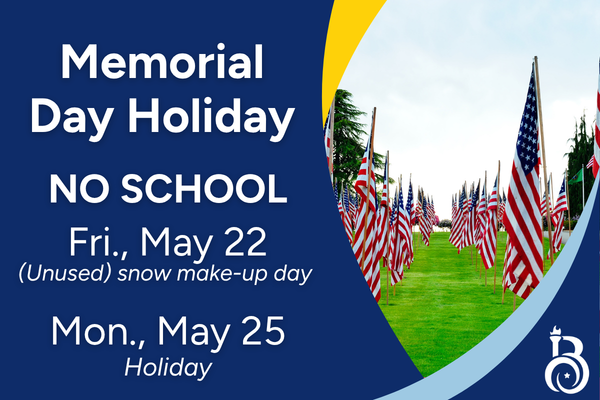 Memorial Day Holiday weekend