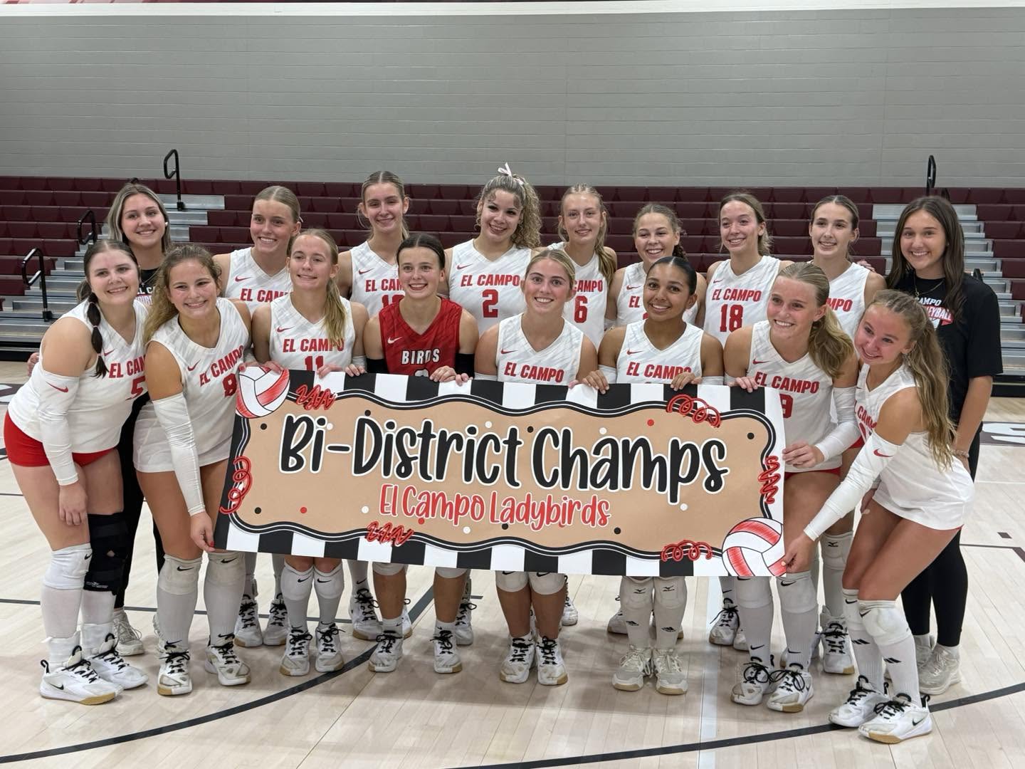 Ladybirds are Bi-District Champs! On to round 2!