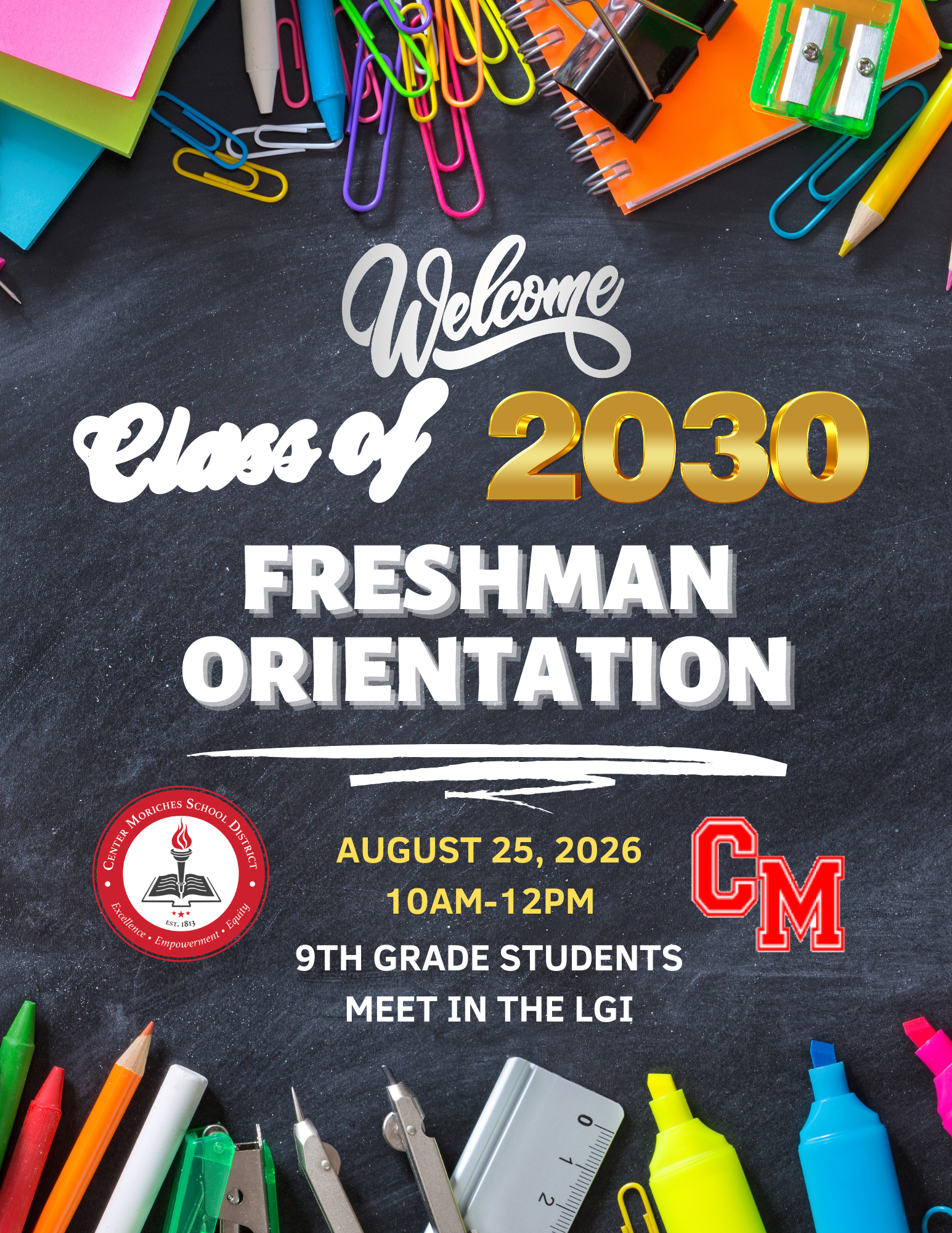 Freshman Orientation & Parent Night Information