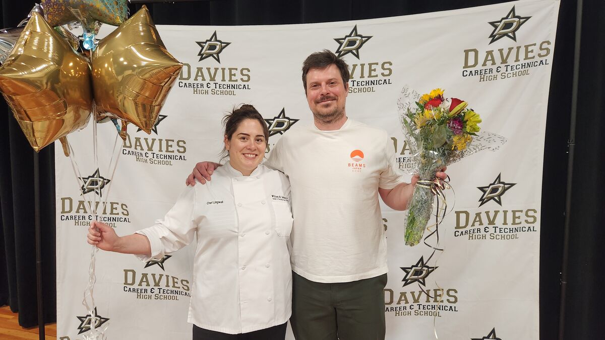 Chef Lingwall named Davies District Teacher of the Year!