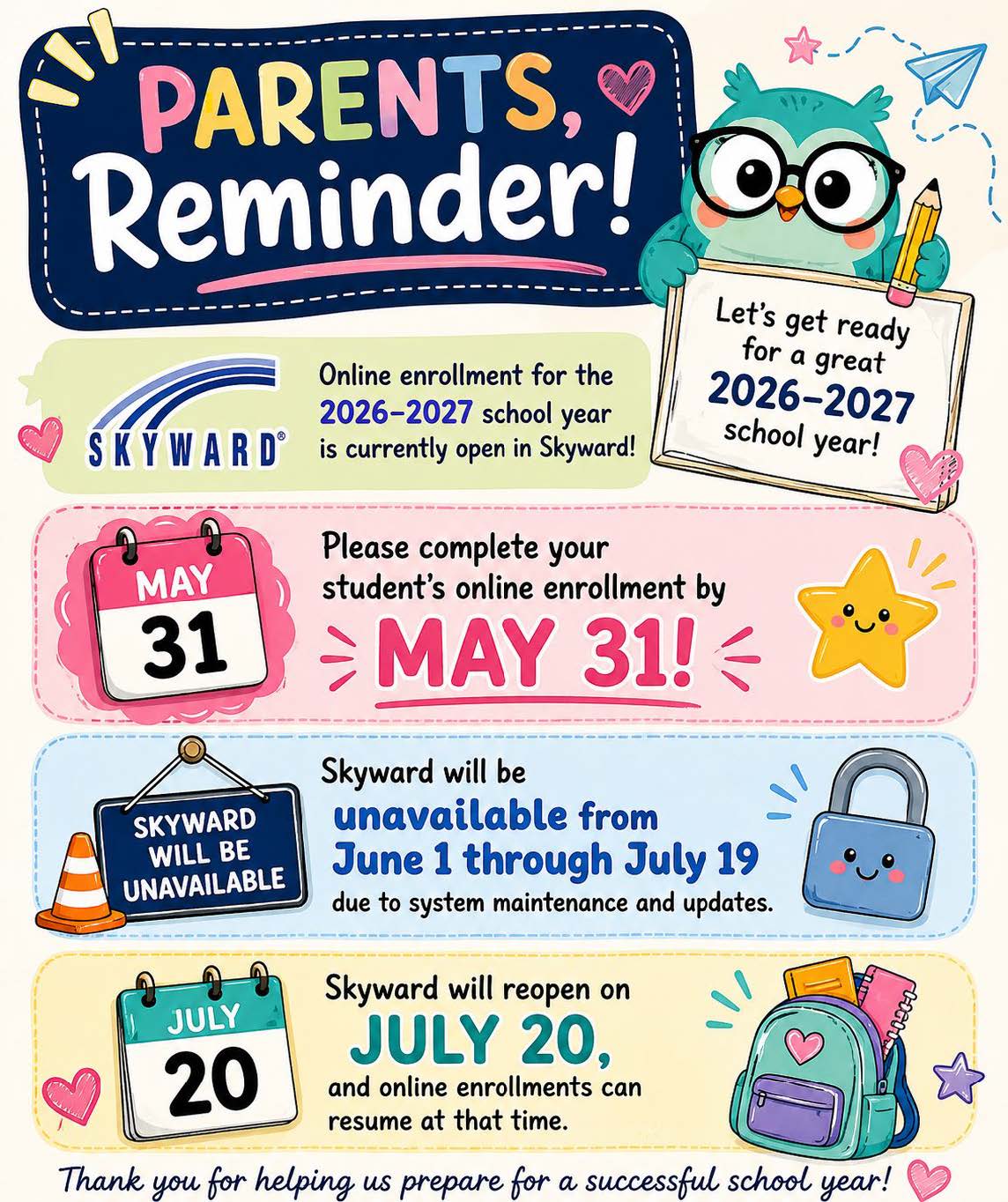Skyward Online Enrollment
