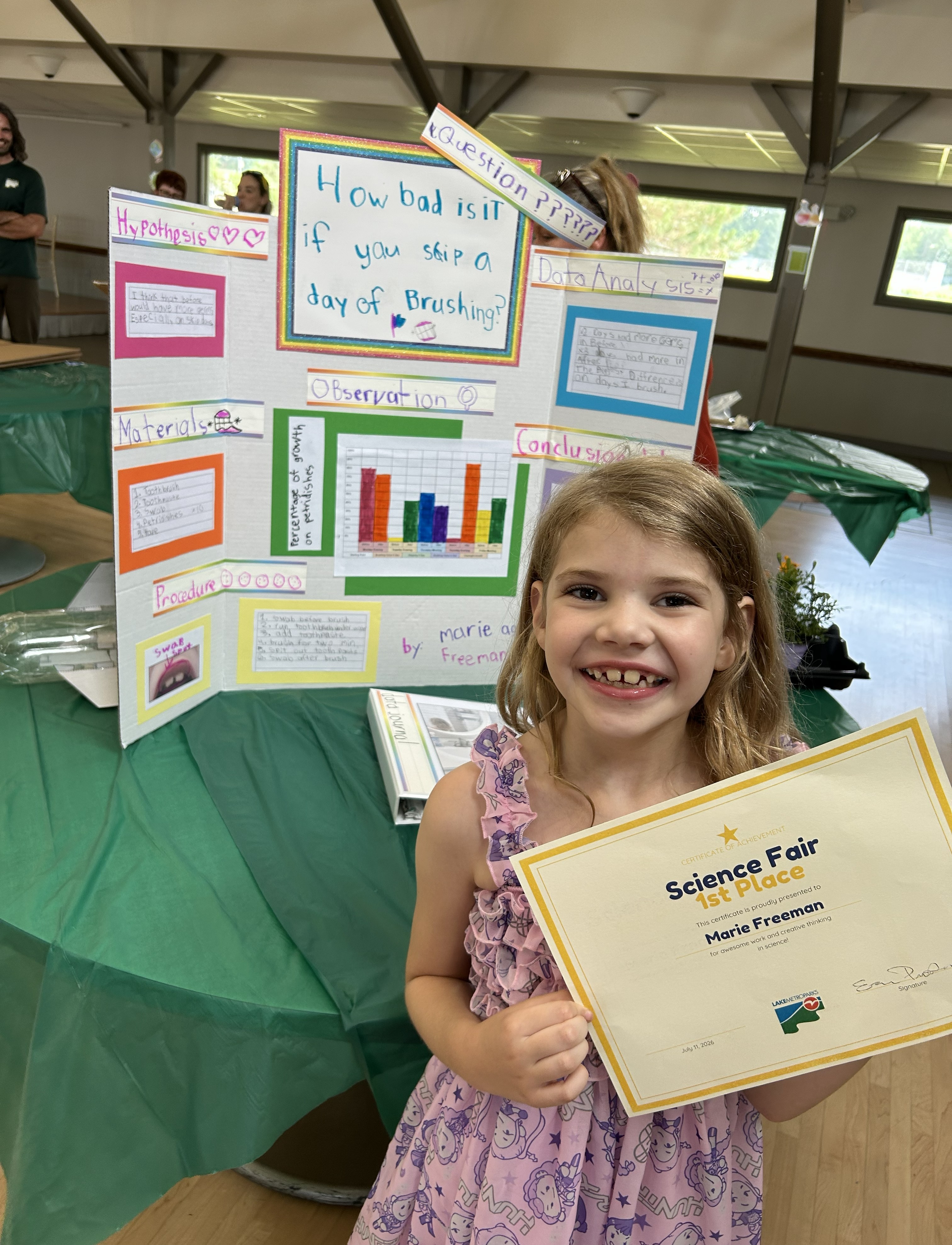Lake Metroparks Science Fair Winner