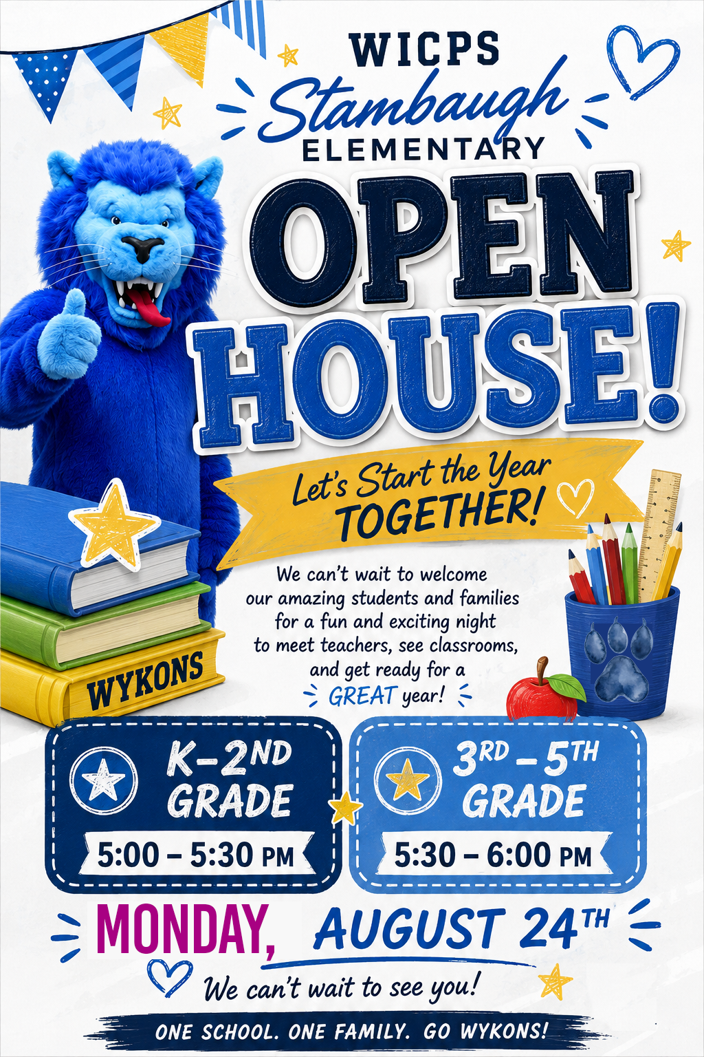 WIC Stambaugh Elementary OPEN HOUSE!