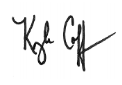 [Kyle Coffman Signature]