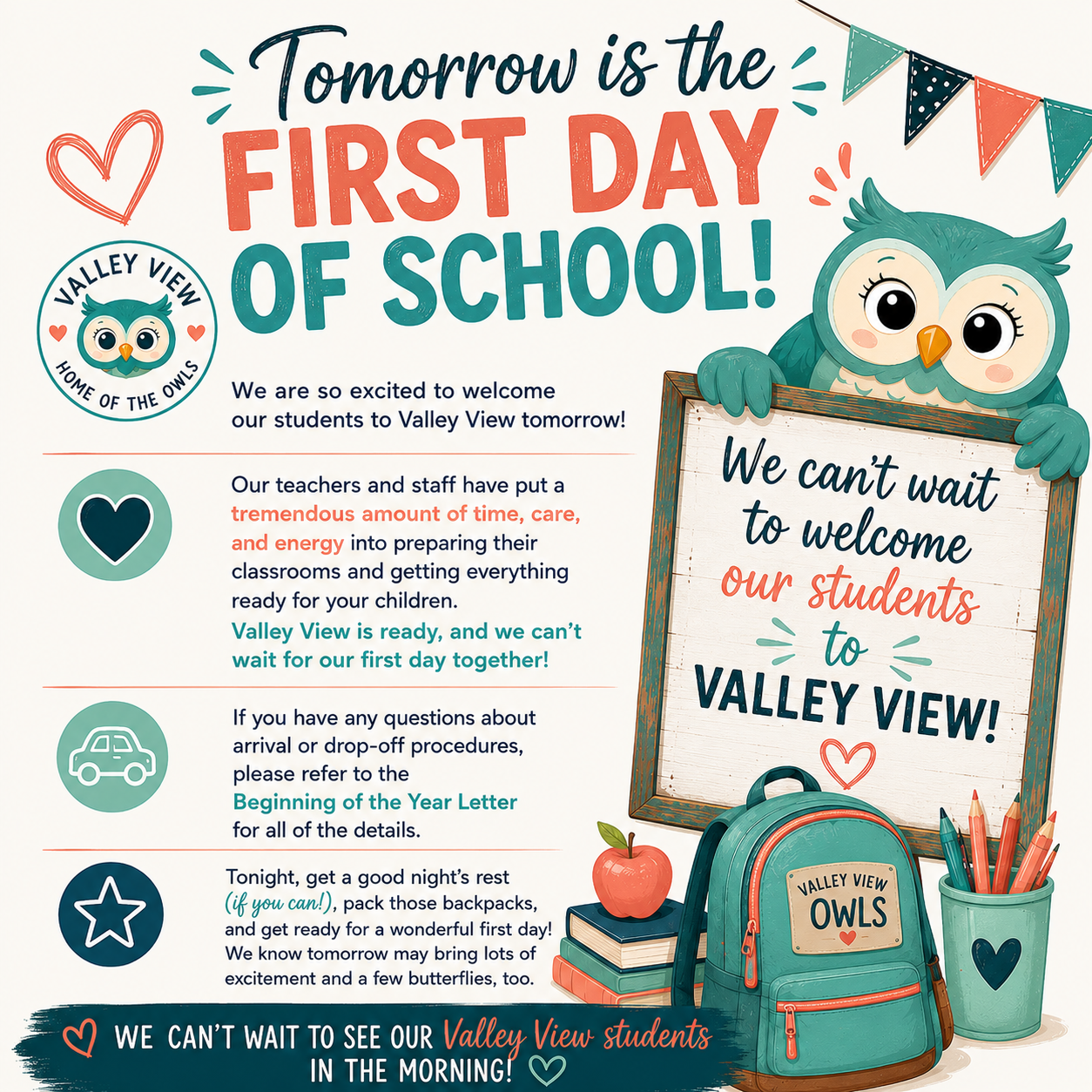 Happy First Day Eve!
