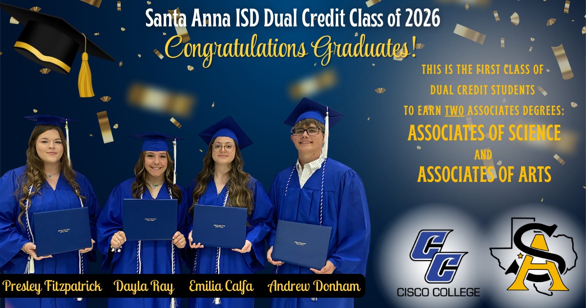 Cisco College Dual Credit Graduates