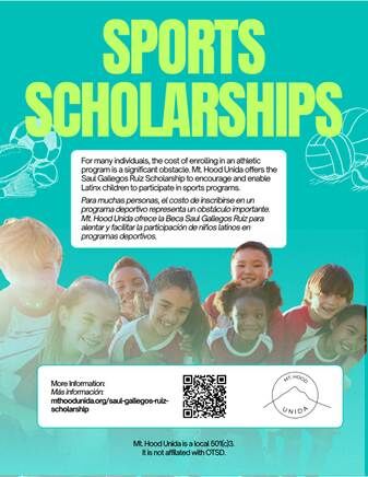 Sports Scholarships through Mt. Hood Unida