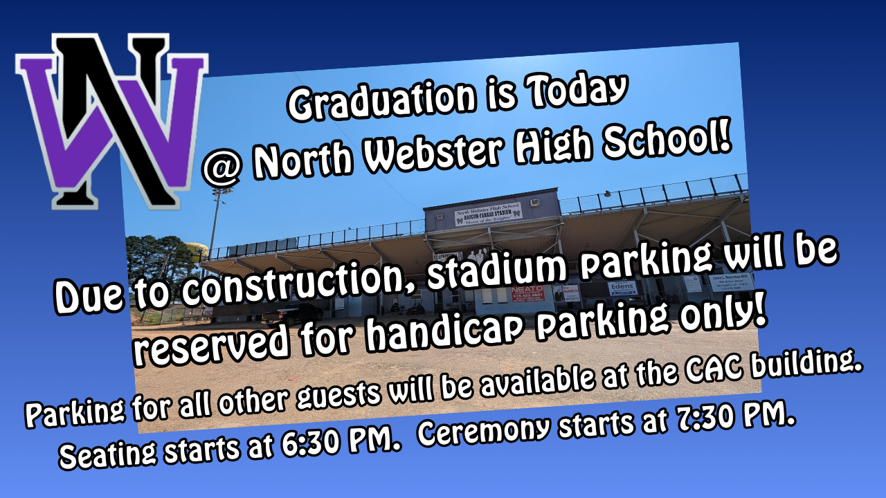 Graduation Parking Today