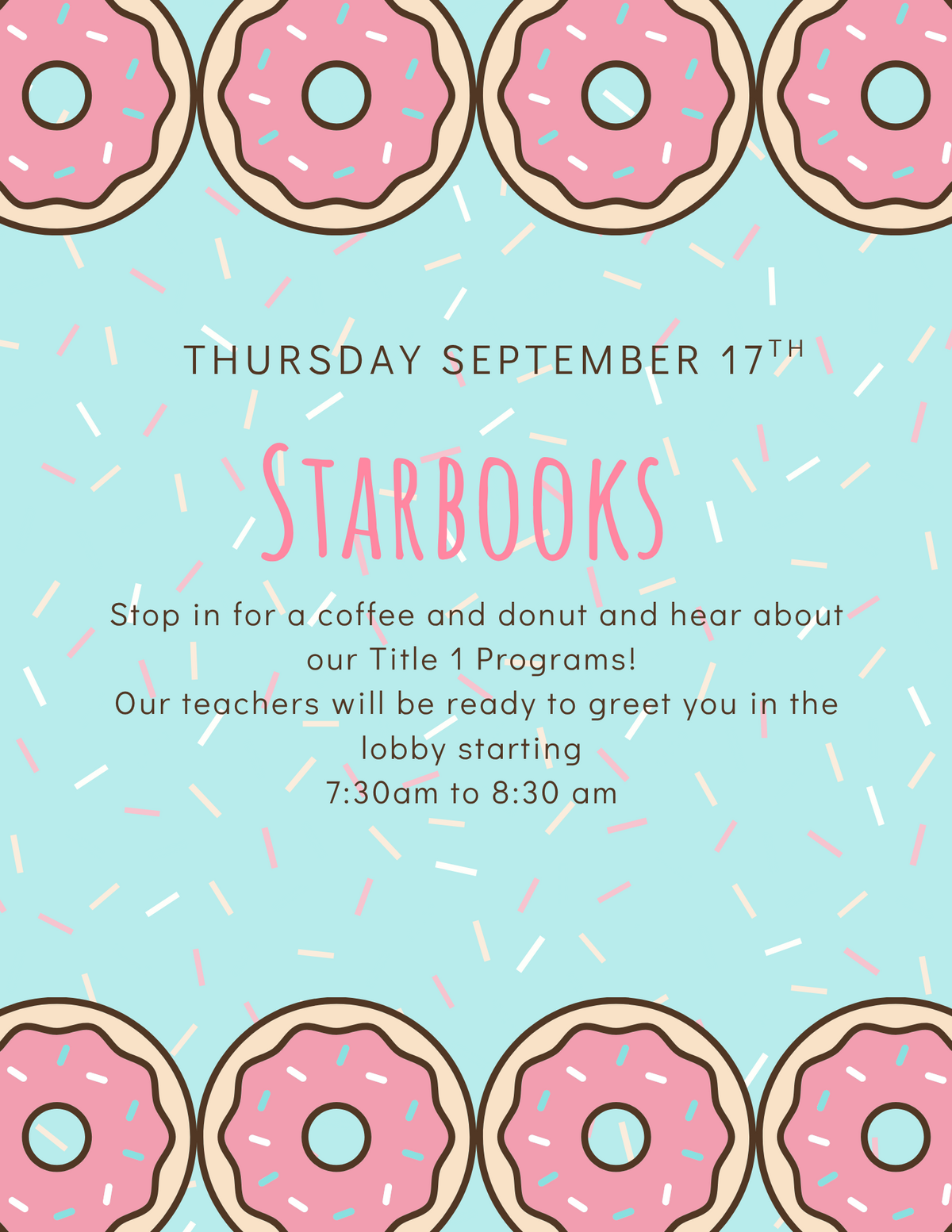 Title I School Events!
