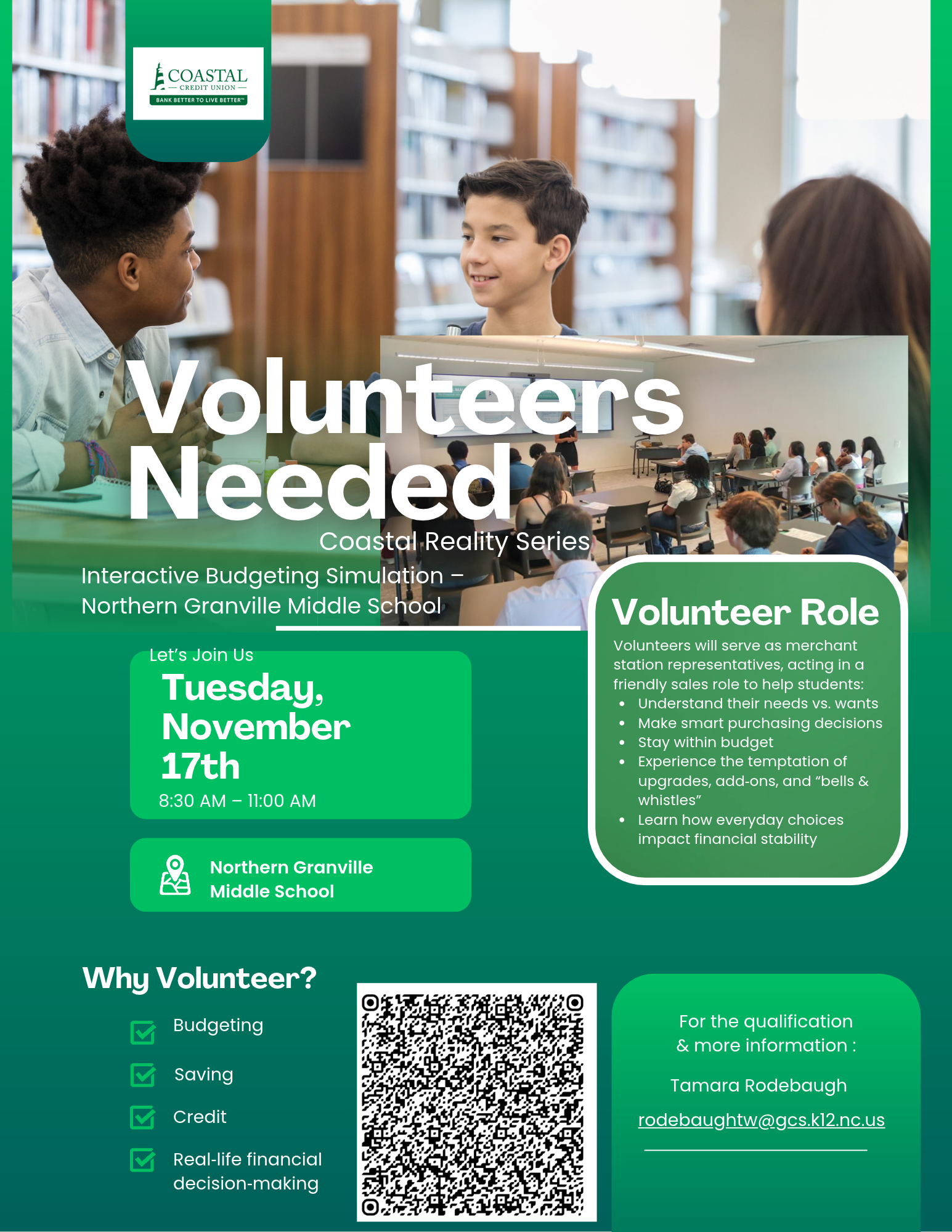 Volunteers Needed!