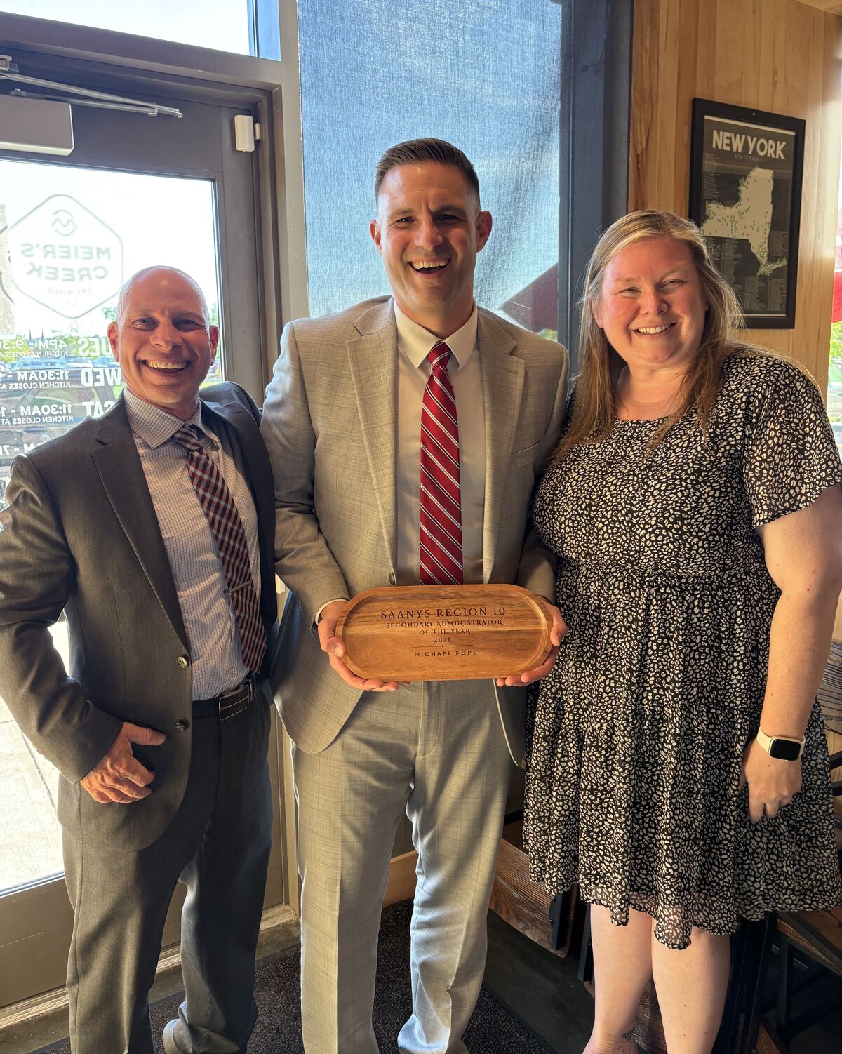 Ray Middle School principal named 2026 SAANYS Region 10 Secondary Administrator of the Year Award