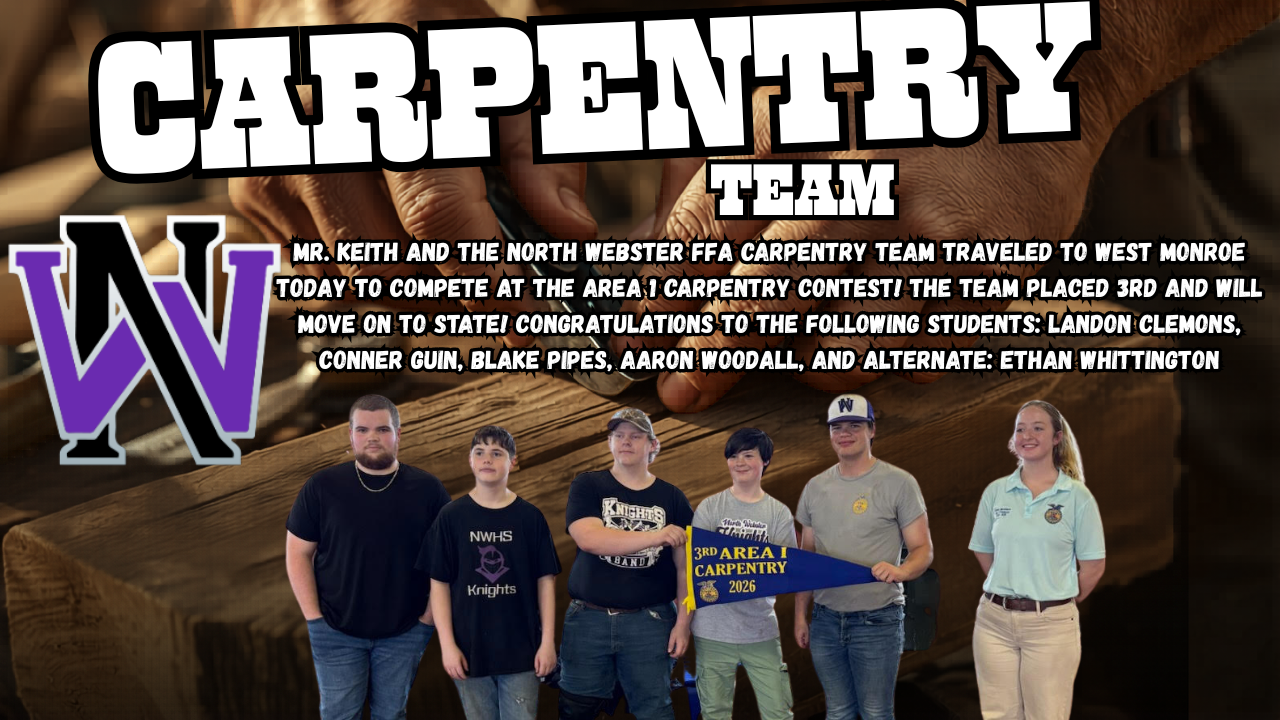 NWHS Carpentry Team Wins!