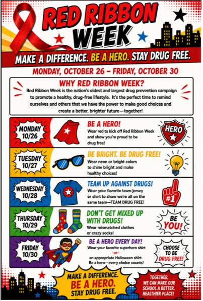 Red Ribbon Week! October 26-30