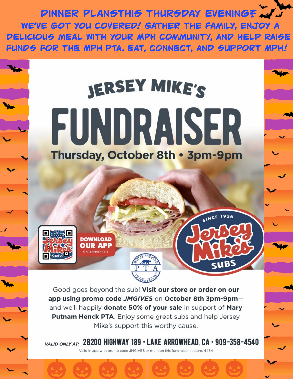 Tomorrow Night: Subs for a Cause