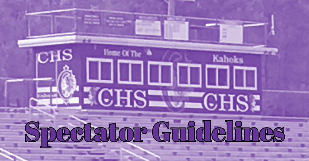 Kahok Athletics Asks Parents to Review Stadium Guidelines for Students 