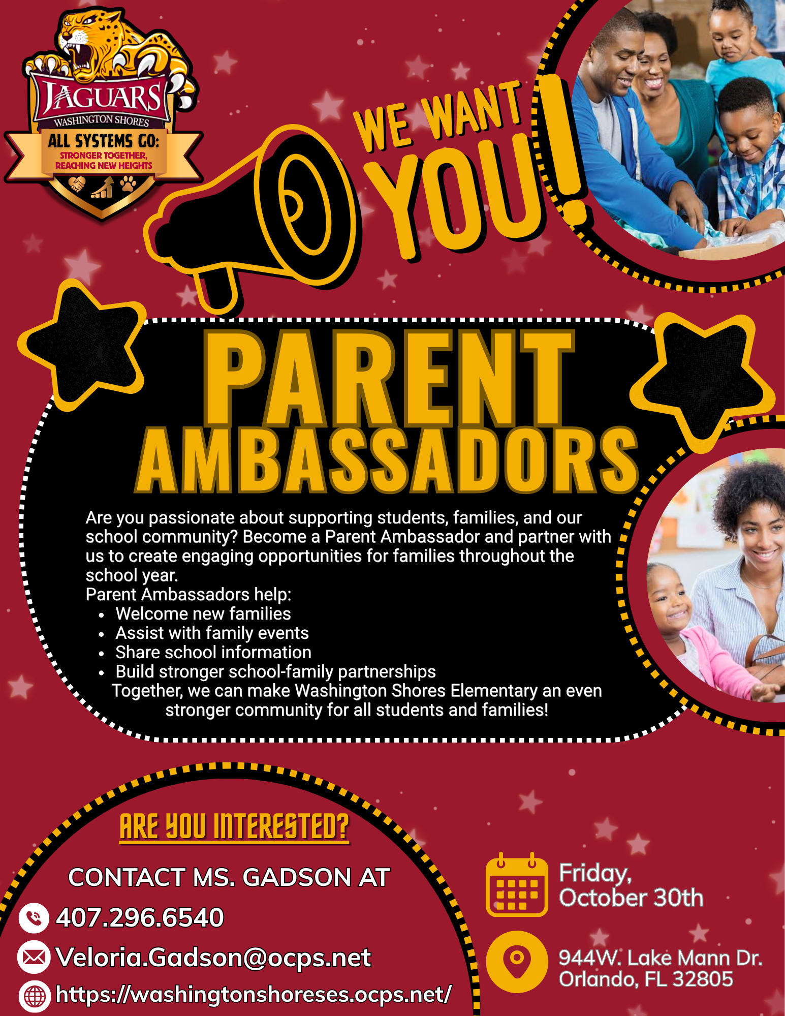 🌟 We Need Parent Ambassadors! 🌟