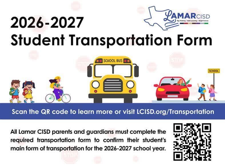 2026-2027 Student Transportation Form
