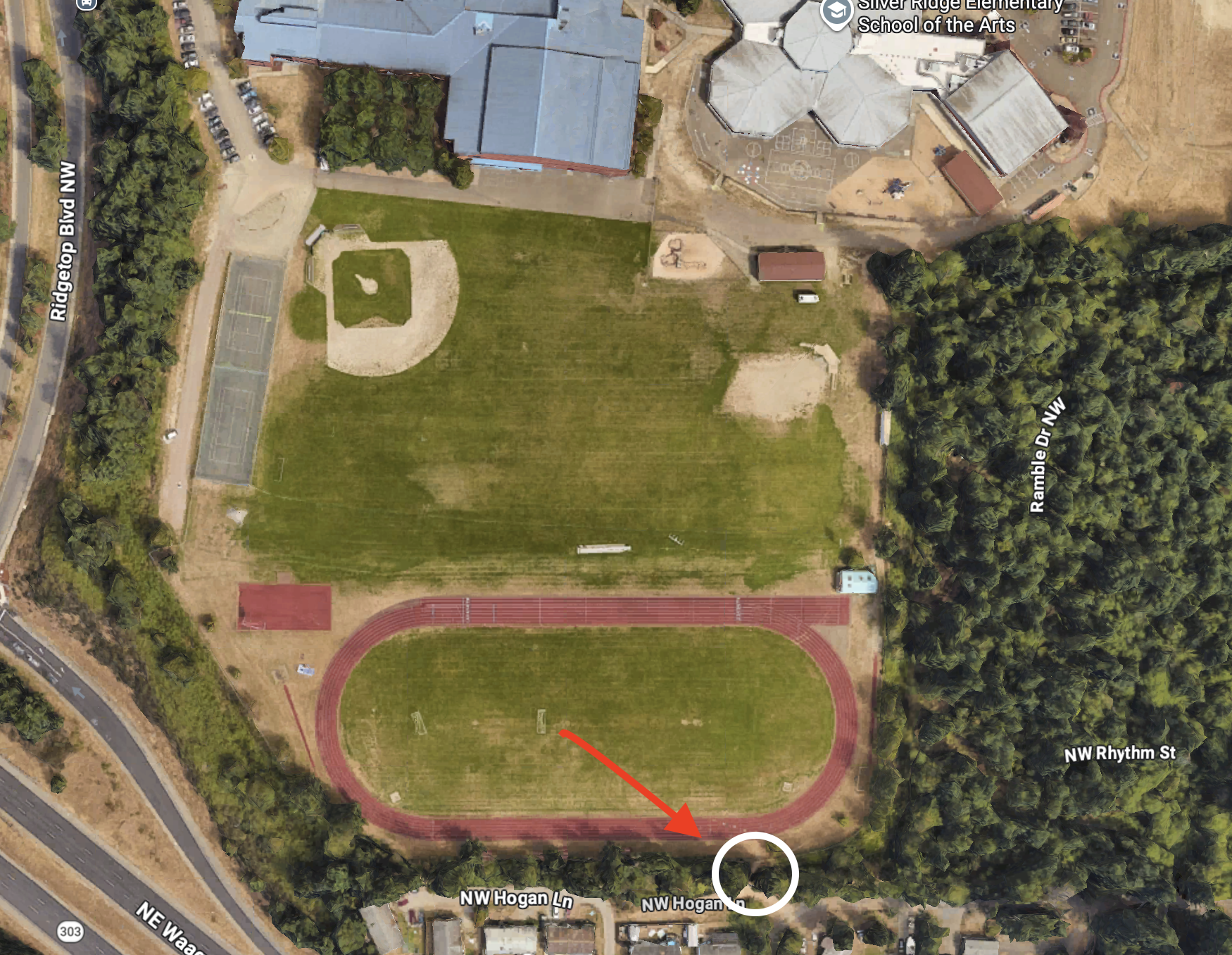 Gate Entrance to Ridgetop From Track Closes June 8th