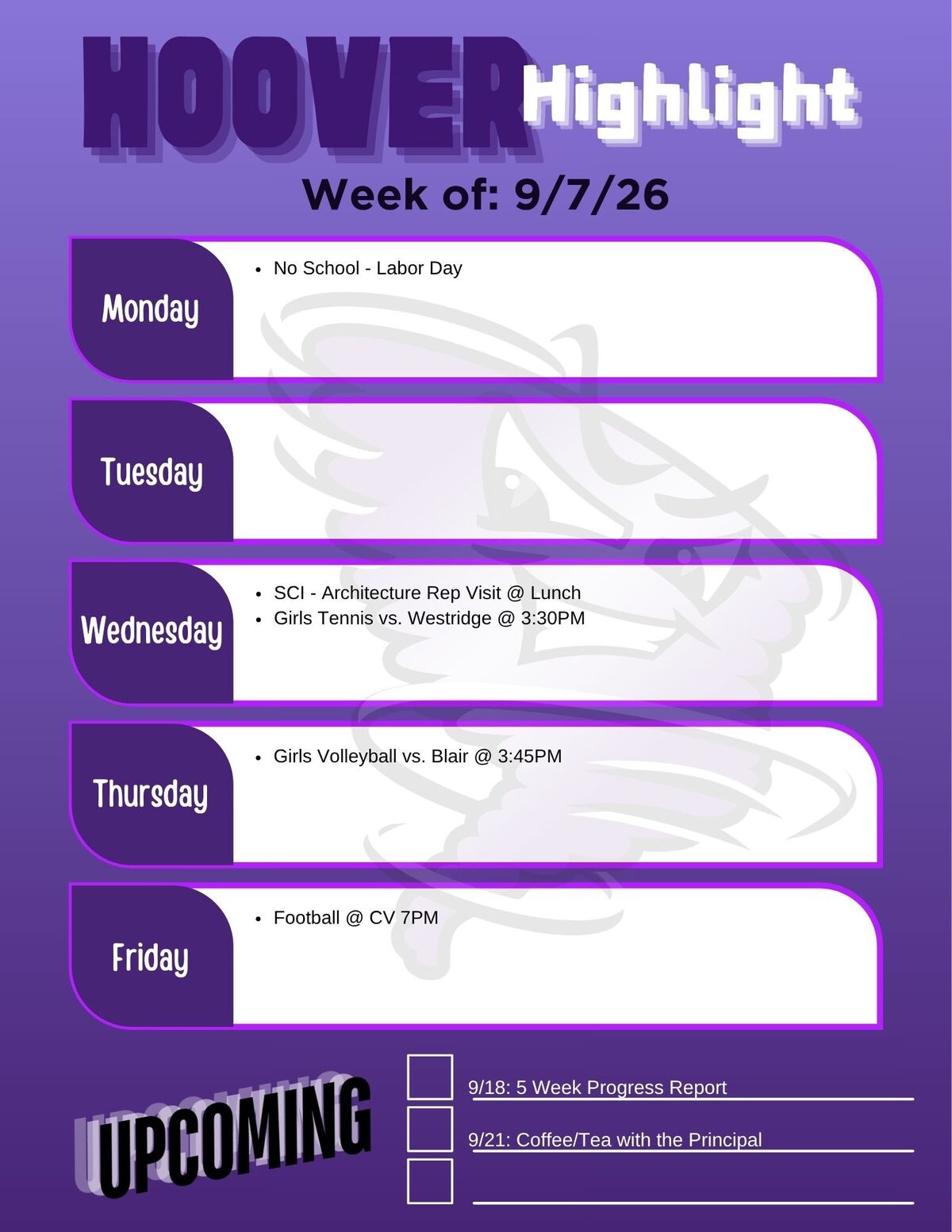 Sunday Message 9/6/26