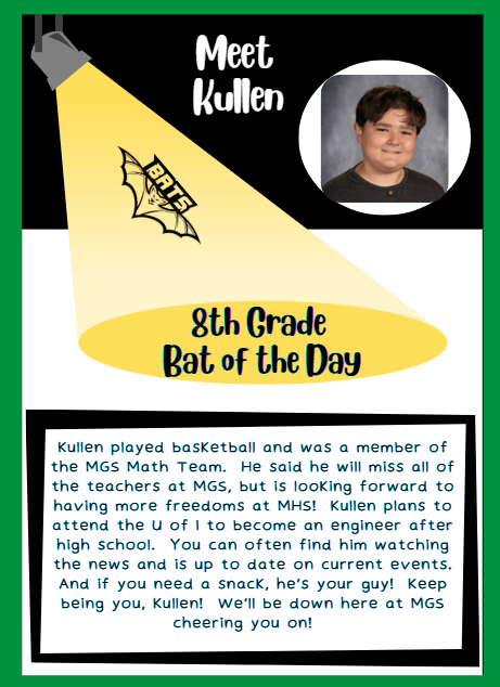 8th Grade Bat of the Day