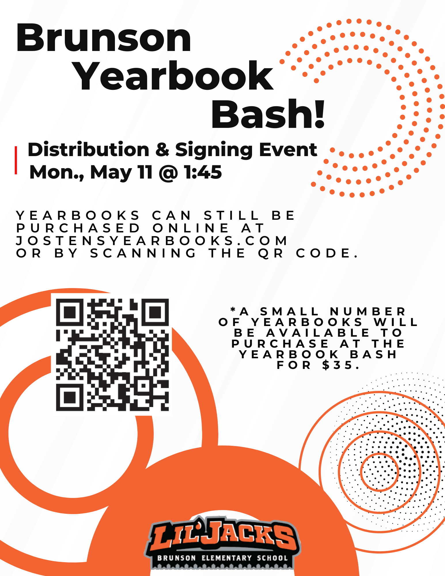 Brunson Yearbook Bash - May 11