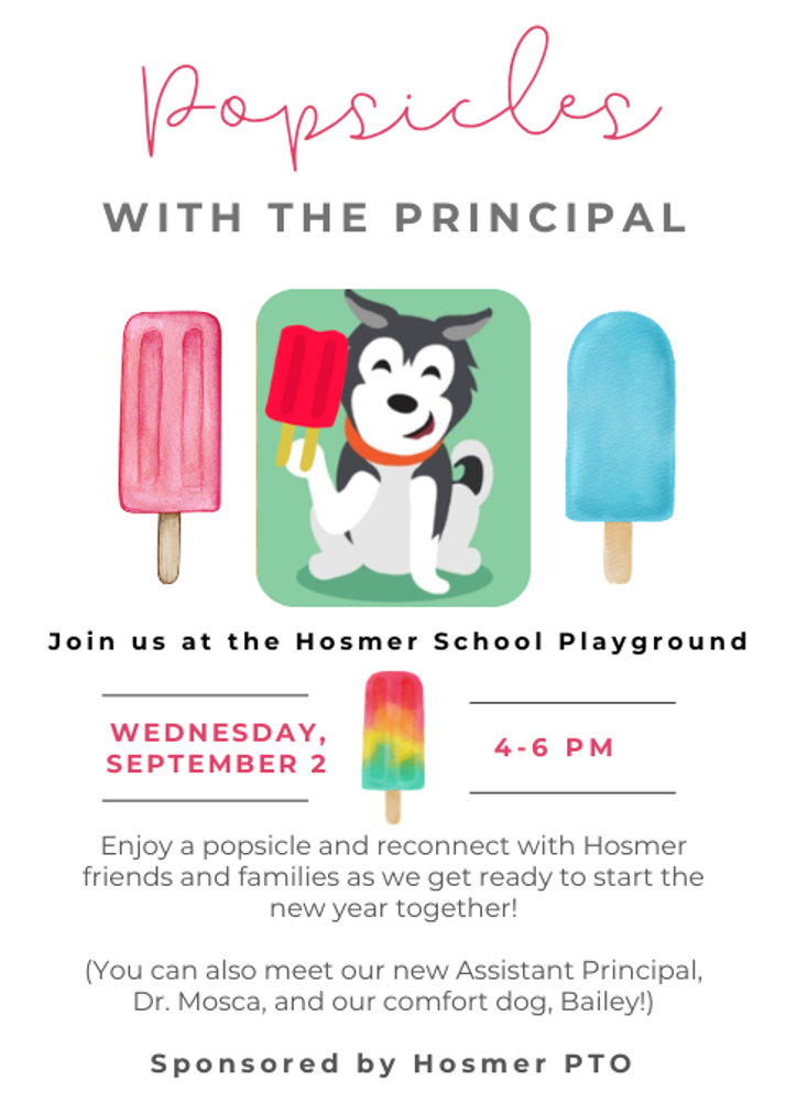 Popsicles with the Principal!