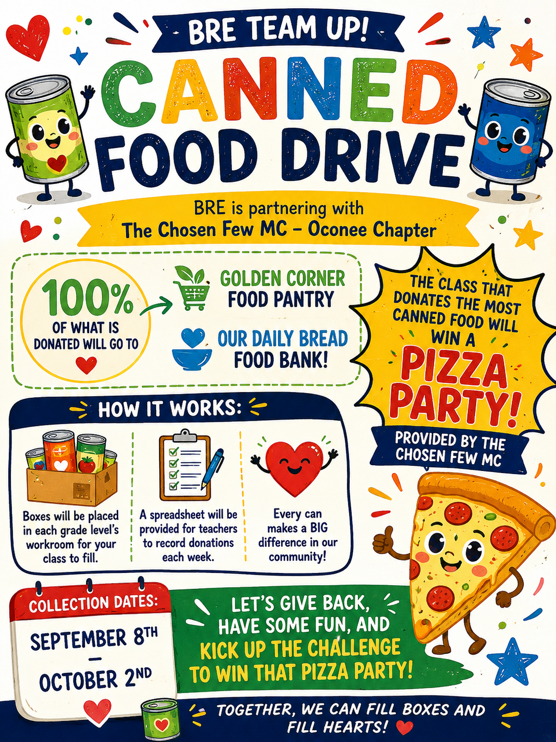  Canned food drive begins Today