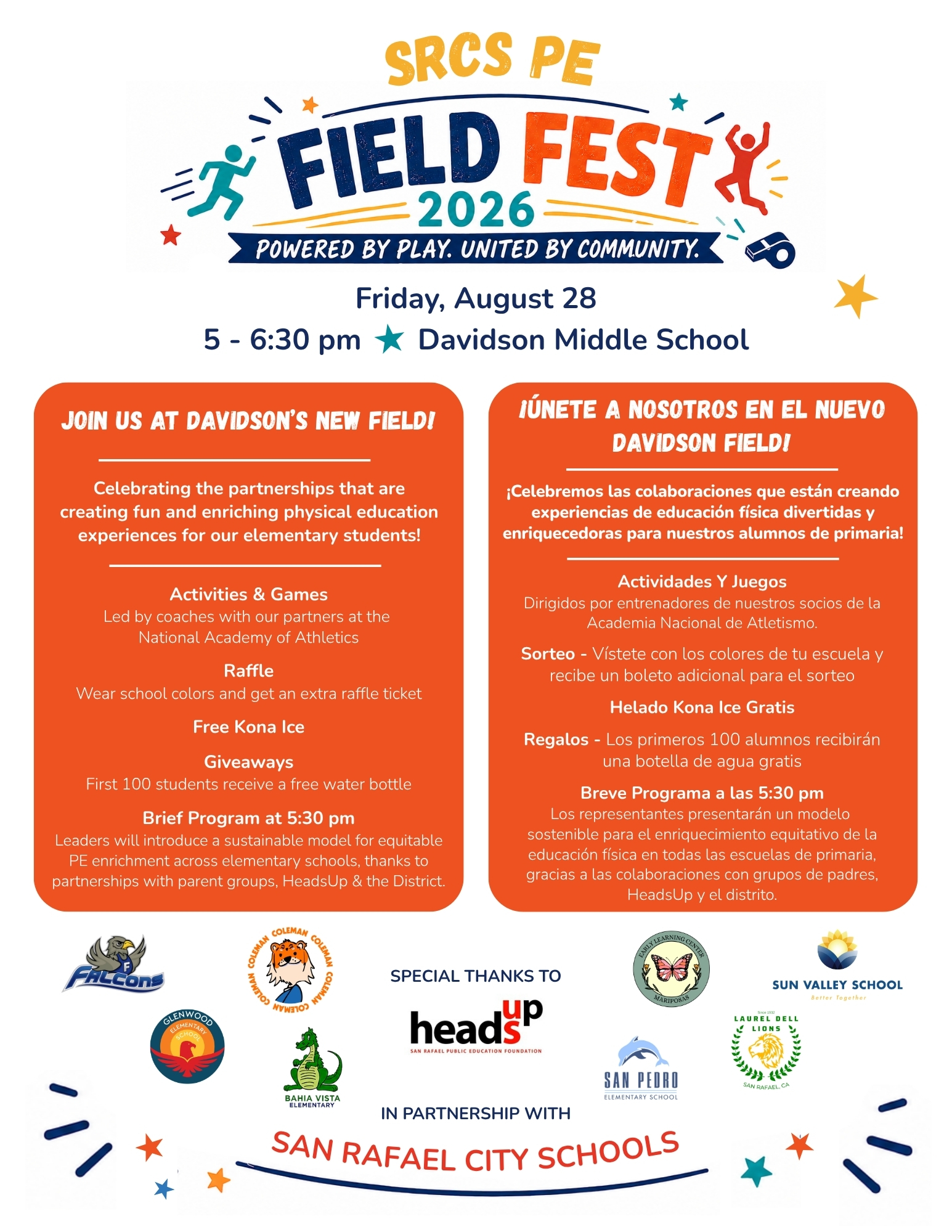 Join us for PE Field Fest: Powered By Play. United By Community.