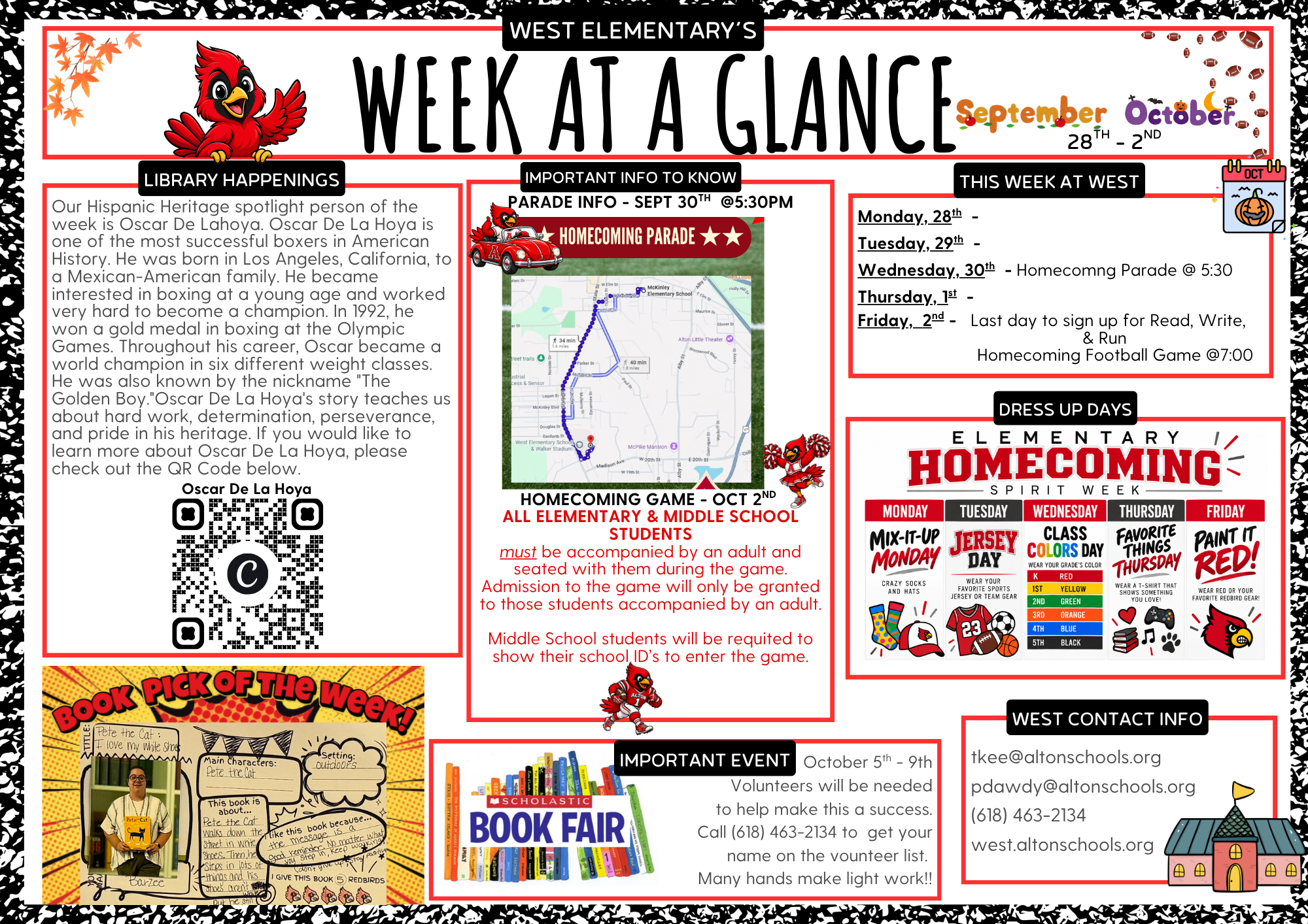 Week at a Glance - September 28th