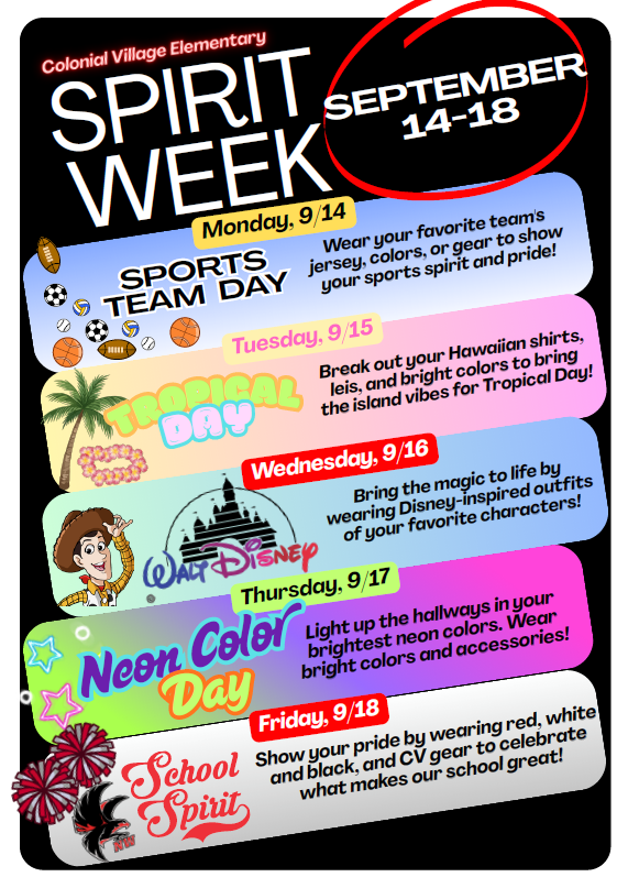 CV Spirit Week!
