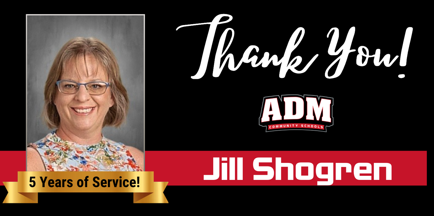 Jill Shogren ~ 5 Years of Service!