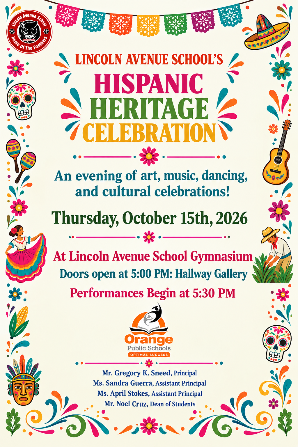 LAS Hispanic Heritage Celebration!  Please come out and enjoy the celebration with us!
