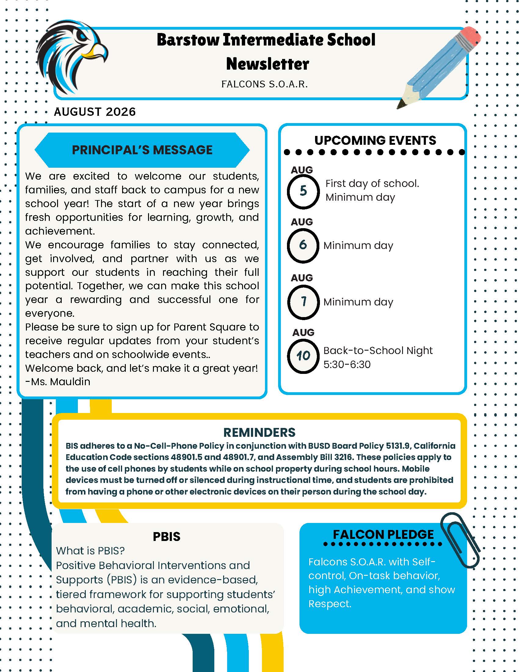 BIS August Newsletter
