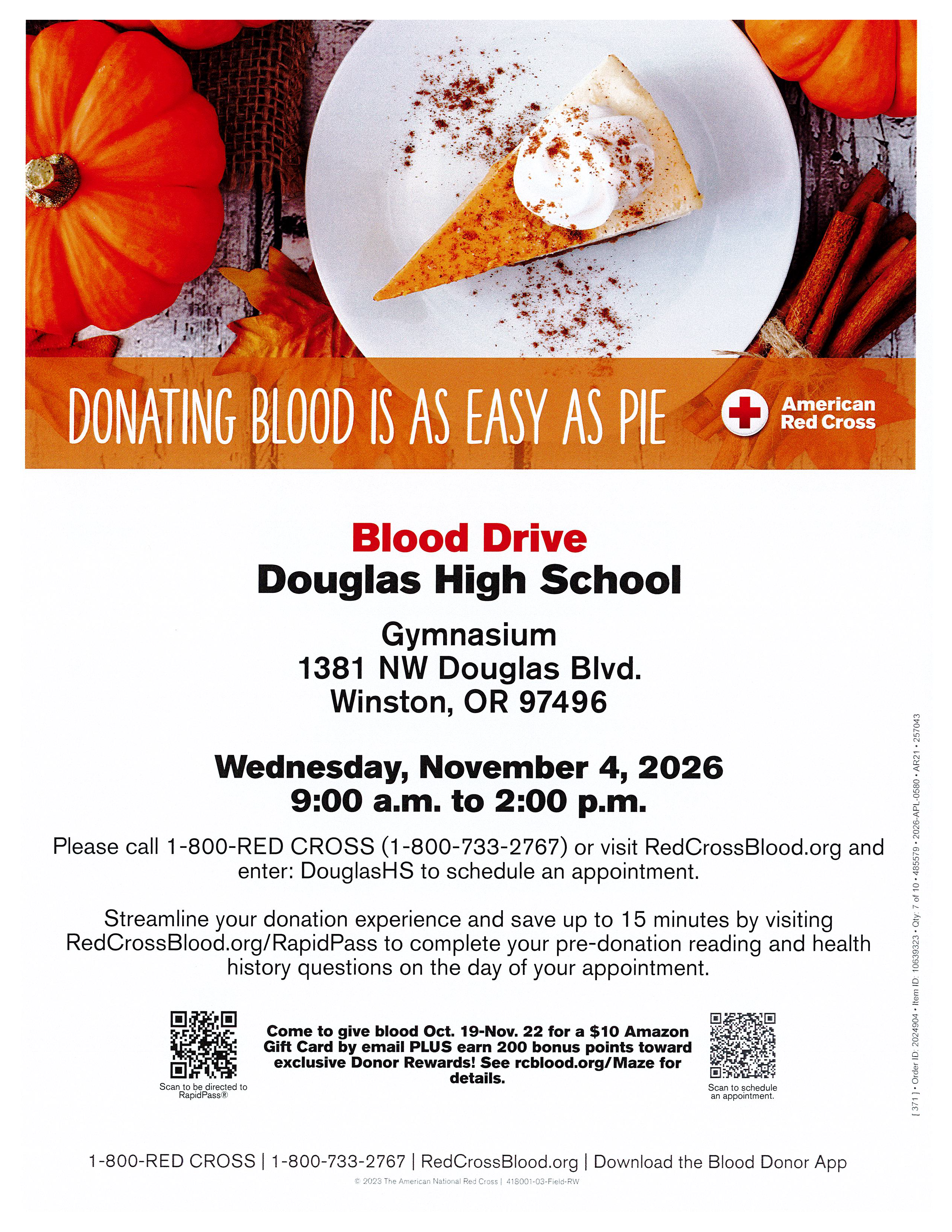 Annual Blood Drive is Around the Corner